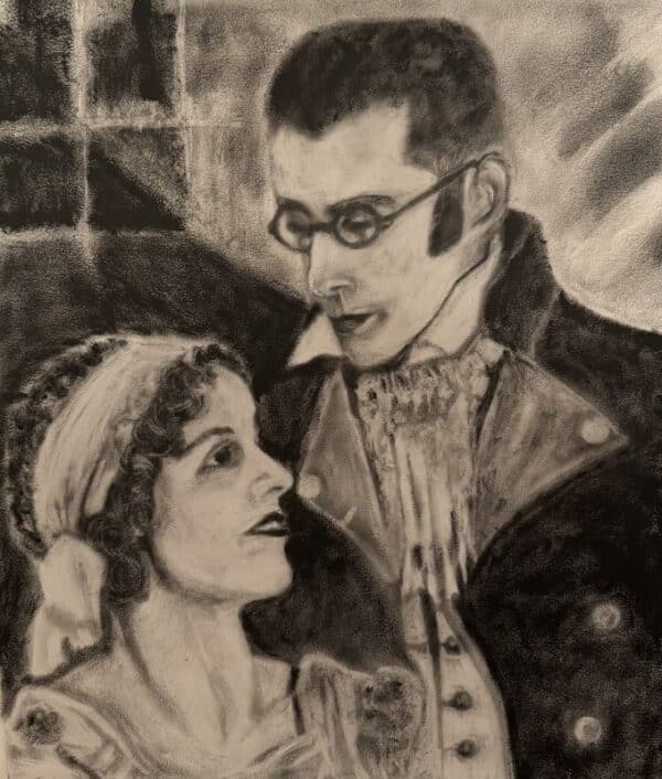 "Grandparents of my husband in the 1930s as Faust and Gretchen" (Kopieren)