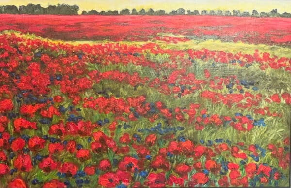 "Poppy field in the Spreewald"